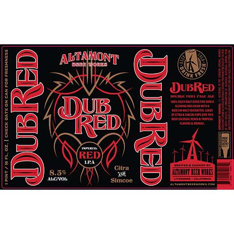 Altamont Dub Red IPA