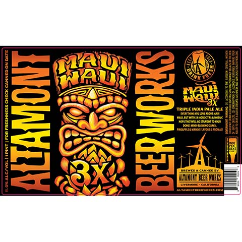 Altamont Maui Waui 3x IPA