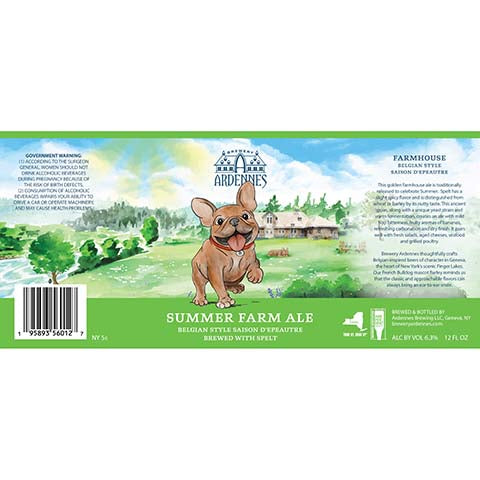 Ardennes Summer Farm Ale (Saison d'Epeautre)