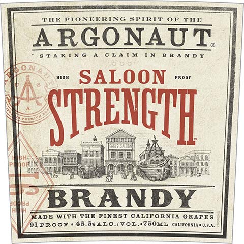 Argonaut Saloon Strength Brandy