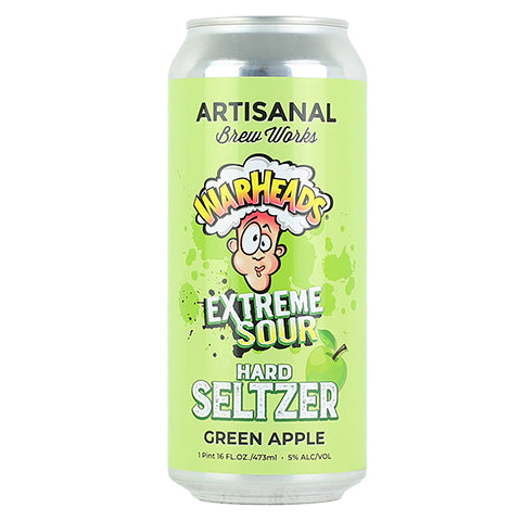 Artisanal Warheads Extreme Sour Hard Seltzer (Green Apple)