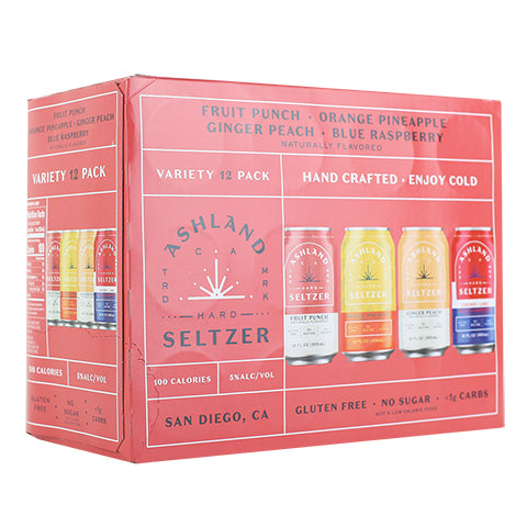 Ashland Hard Seltzer Variety 12-Pack (RED)