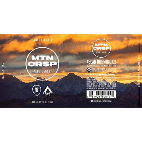 Aslan MTN CRSP Pale Lager