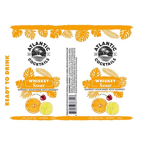 Atlantic Cocktails Whiskey Sour – CraftShack Buy craft beer