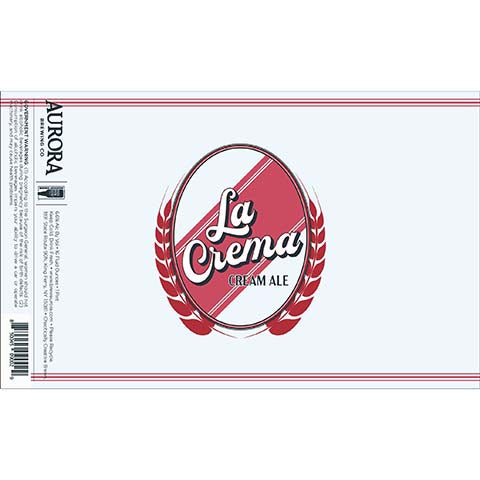 Aurora La Crema Cream Ale