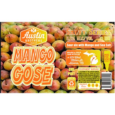 Austin Brothers Mango Gose