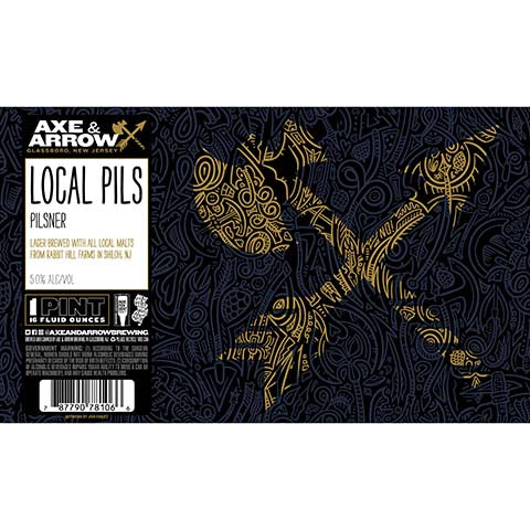 Axe & Arrow Local Pils Pilsner