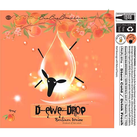 Baa Baa D-Ewe-Drop Berliner Weisse