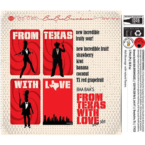 Baa Baa From Texas With Love Sour Ale