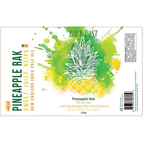Back East Pineapple Rak NEIPA
