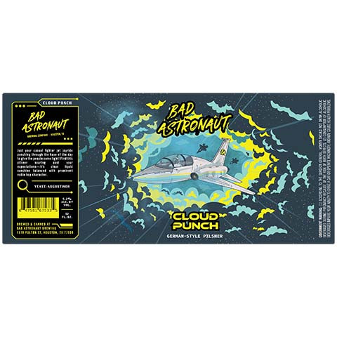 Bad Astronaut Cloud Punch Pilsner