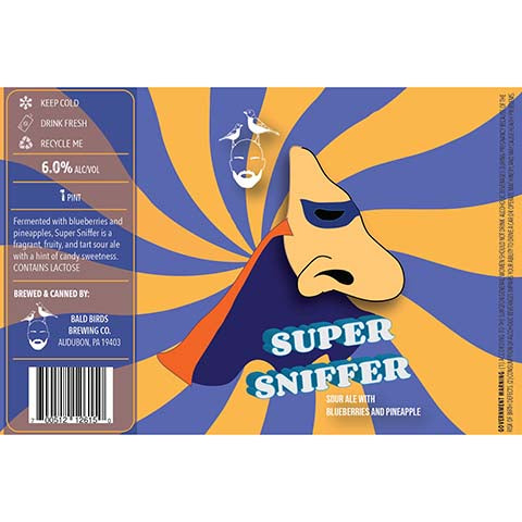 Bald Birds Super Sniffer Sour Ale