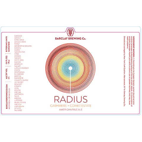 Barclay Radius Pale Ale