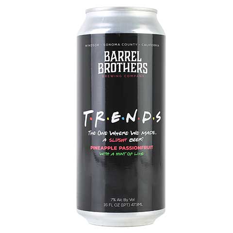 Barrel Brothers T.R.E.N.D.S. Pineapple Passionfruit Slushy Sour