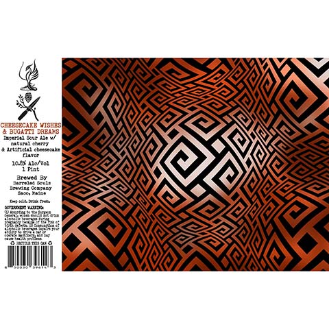 Barreled Souls Cheesecake Wishes & Bugatti Dreams Imperial Sour Ale
