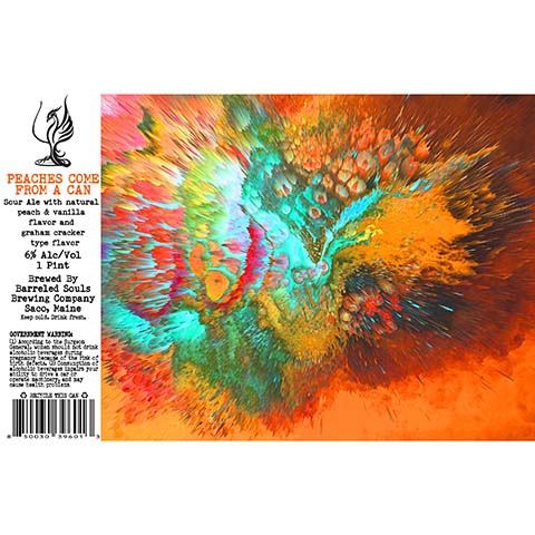 Barreled Souls Peaches Come From A Can Sour Ale