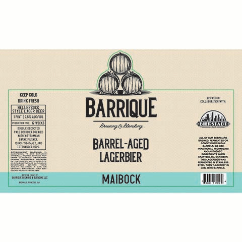 Barrique Maibock Barrel-Aged Lagerbier