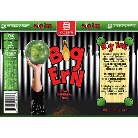 Belching Beaver Big Ern Hazy Imperial IPA