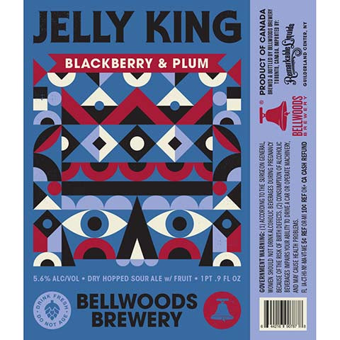 Bellwoods Jelly King Blackberry & Plum Sour Ale