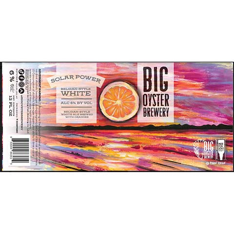 Big Oyster Solar Power White