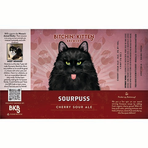Bitchin' Kitten Sourpuss Cherry Sour