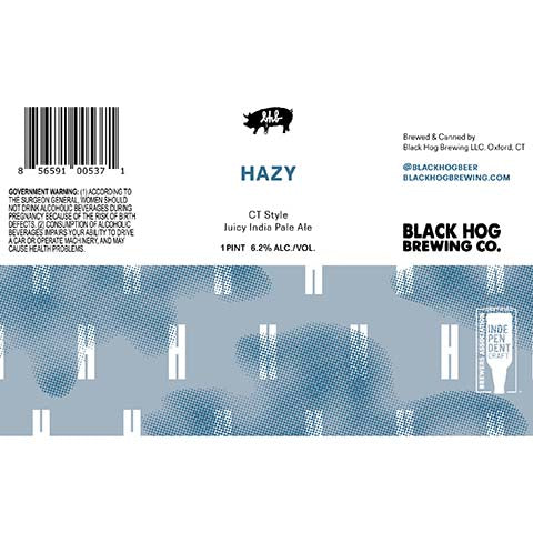 Black Hog Hazy Juicy IPA