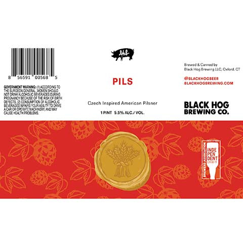 Black Hog Pils American Pilsner