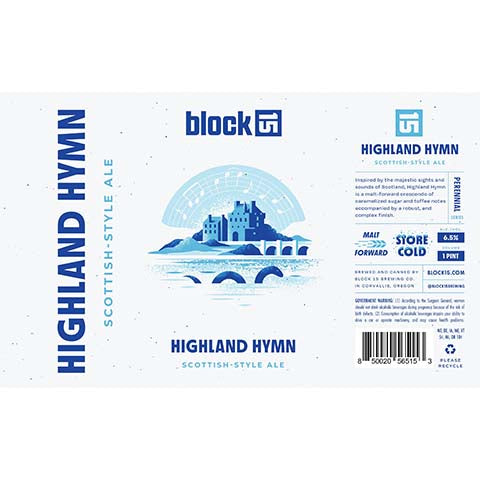 Block 15 Highland Hymn Scottish Ale