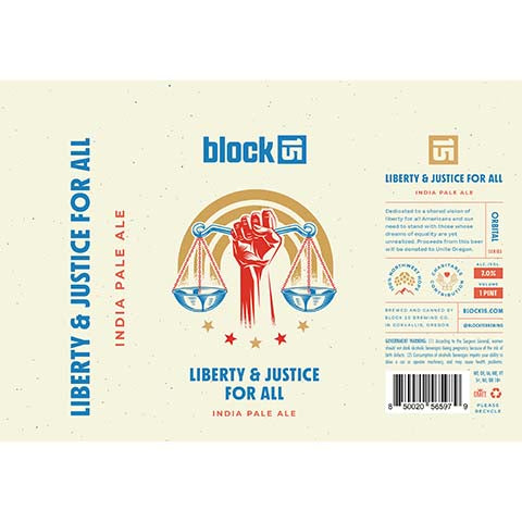 Block 15 Liberty & Justice for All IPA