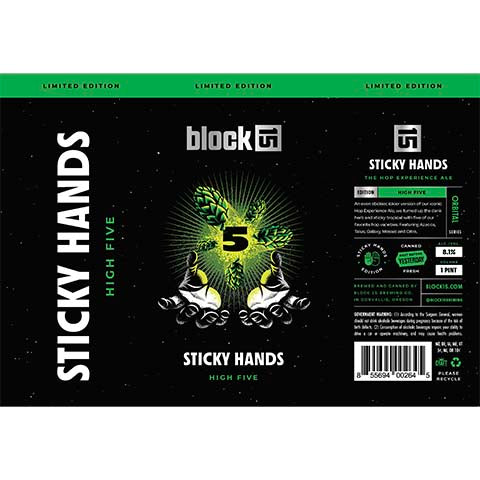 Block 15 Sticky Hands High Five