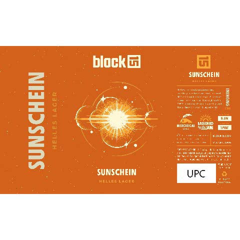 Block 15 Sunchein Helles Lager