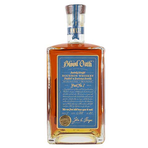 Blood Oath Pact No. 7 Bourbon Whiskey