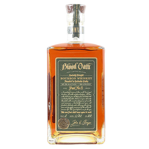 Blood Oath Pact No. 8 Bourbon Whiskey – Buy Liquor Online