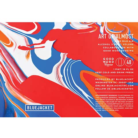 Bluejacket Art Of Almost Dark Mild Ale