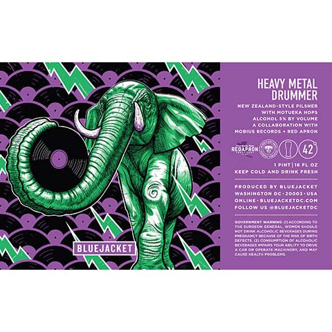 Bluejacket Heavy Metal Drummer Pilsner
