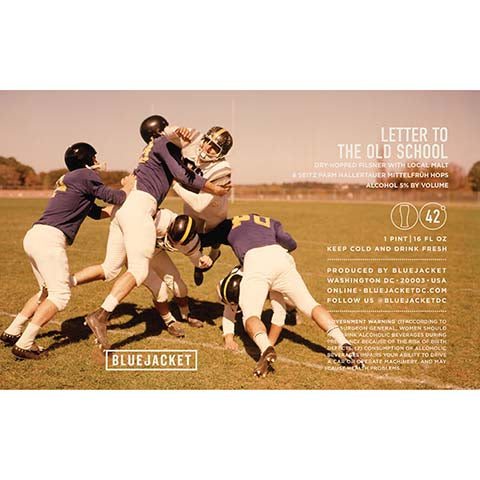 Bluejacket Letter To The Old School Pilsner