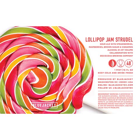 Bluejacket Lollipop Jam Strudel Sour Ale
