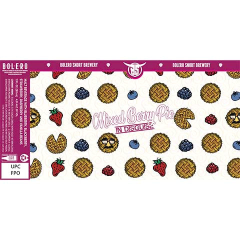 Bolero Snort Mixed Berry Pie In Disguise