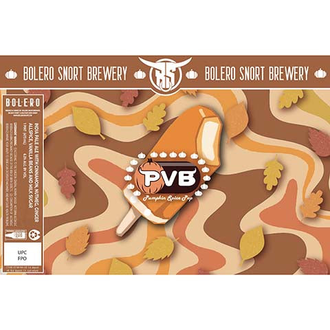 Bolero Snort PVB Pumpkin Spice Pop IPA