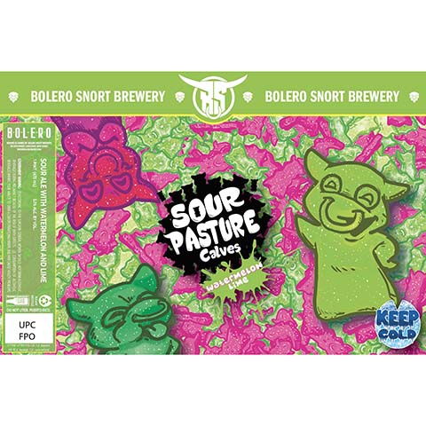 Bolero Snort Sour Pasture Calves: Watermelon and Lime Sour