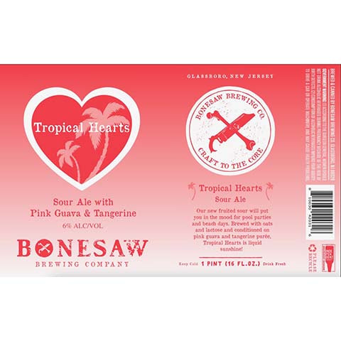 Bonesaw Tropical Hearts Sour Ale