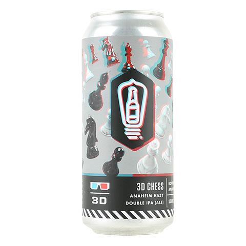 Bottle Logic 3D Chess Hazy IPA 4 Pack w/ 3D Glasses