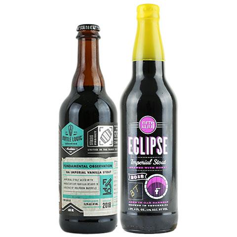Bottle Logic Fundamental Observation / Eclipse Buffalo Trace Imperial Stout 2 Pack