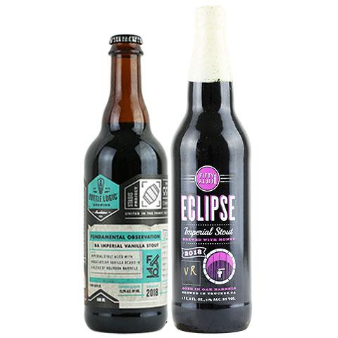 Bottle Logic Fundamental Observation / Eclipse Vanilla Rye Imperial Stout 2 Pack