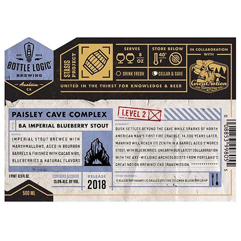 Bottle Logic / Great Notion Paisley Cave Complex (2018)