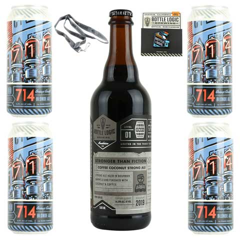 Bottle Logic Stronger than Fiction 5PK with Merch