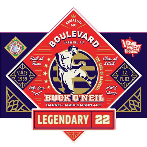 Buck O'Neil - Barrel-Aged Saison - Boulevard Brewing Company