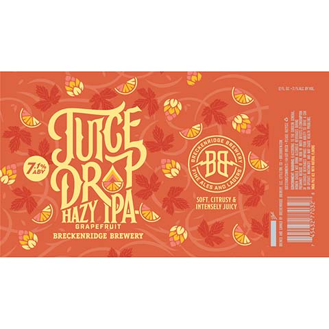 Breckenridge Juice Drop Hazy IPA (Grapefruit) – CraftShack - Buy