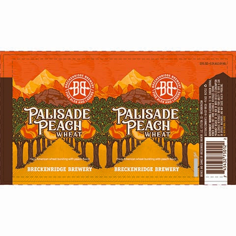 Breckenridge Palisade Peach Wheat Ale – CraftShack - Buy craft