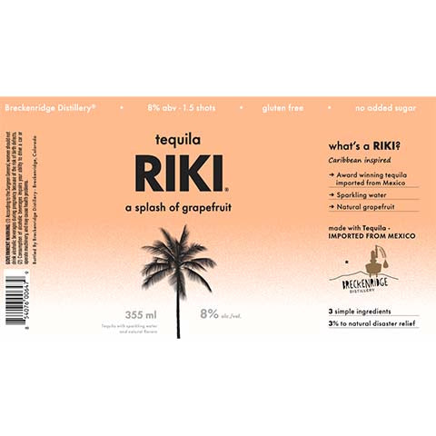 Breckenridge Riki A Splash of Grapefruit CraftShack - Buy craft beer online. Breckenridge Riki A Splash of Grapefruit CraftShack - Buy craft beer online.